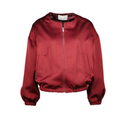 Bomberjack Acosse Light Taupe & Bordeaux | Amélie & Amélie