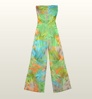 Marianne Jumpsuit – Amélie Amélie | Strapless Dames Jumpsuit met Bloemenprint