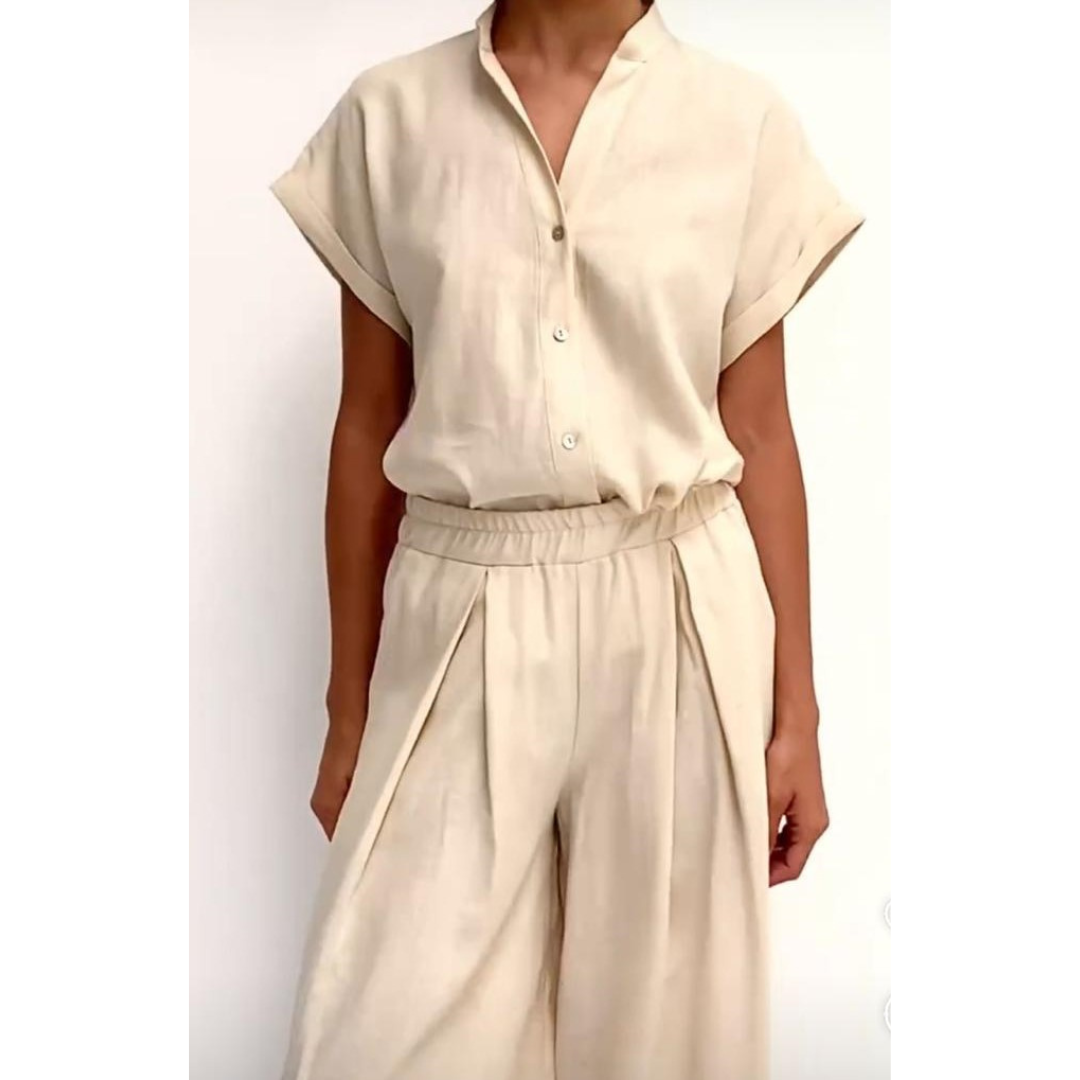 Linnen Wide Leg Pantalon Kikisix – Luchtig, Stijlvol & Onmisbaar