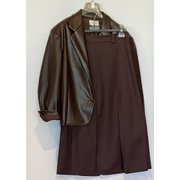 Leren Look Blazer Vicolo 