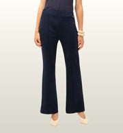 Pantalon Indigo Blauw – Le Sarte del Sole | Elegante Flared Pantalon met Stretch