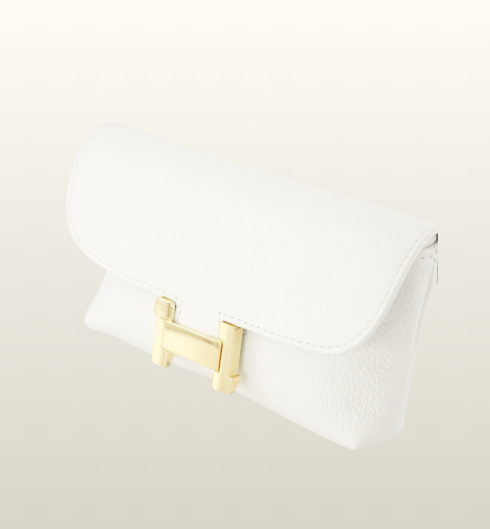 Hilary Clutch – Elegant Leren Event Tasje van Teatro Fashion