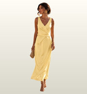 Elegante Butter Yellow Jurk – Amélie Amélie