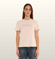 T-shirt Asthetic Le Sarte del Sole | Katoenen T-shirt met Strass Details