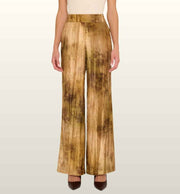 Fluwelen Mid Wide Leg Pantalon | Le Sarte del Sole