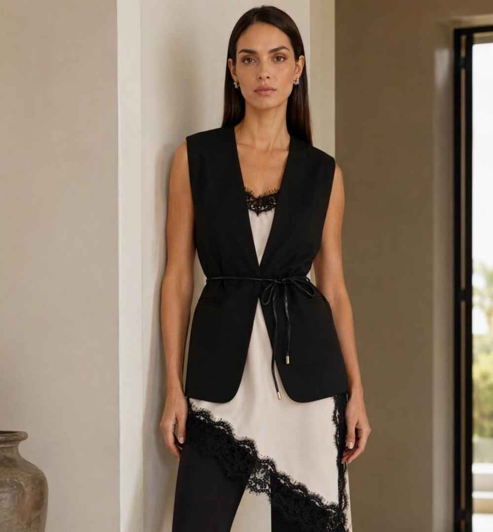 Slipdress Top met Kant | Le Sarte del Sole