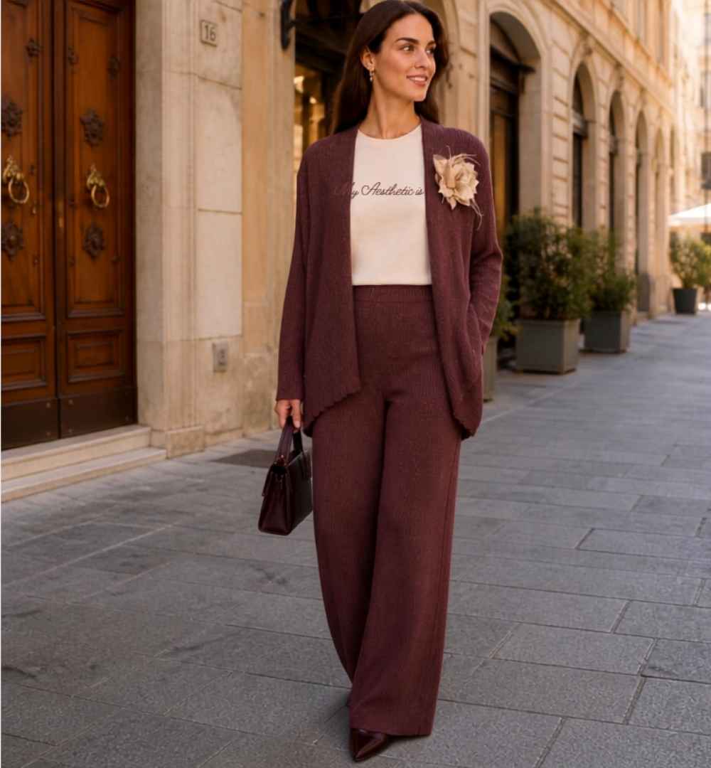 T-shirt Asthetic Le Sarte del Sole | Katoenen T-shirt met Strass Details