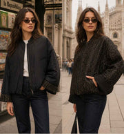 Tweezijdig Bomberjack met Glitter | Le Sarte del Sole
