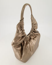 Leonora Schoudertas Sauvage Metallic Leer – Brons & Goud – Luxe Dames Tas