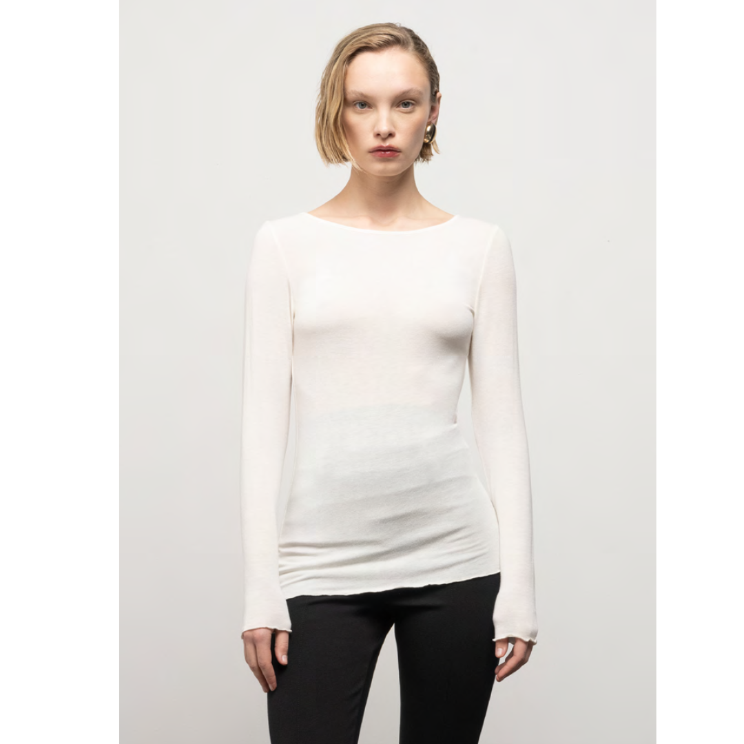 Basic Shirt Lange Mouwen Dames - Layer Top | Mironce image 0