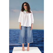 Wide Leg Driekwart Mealy's Jeans – Comfortabel, Stijlvol & Flatterend