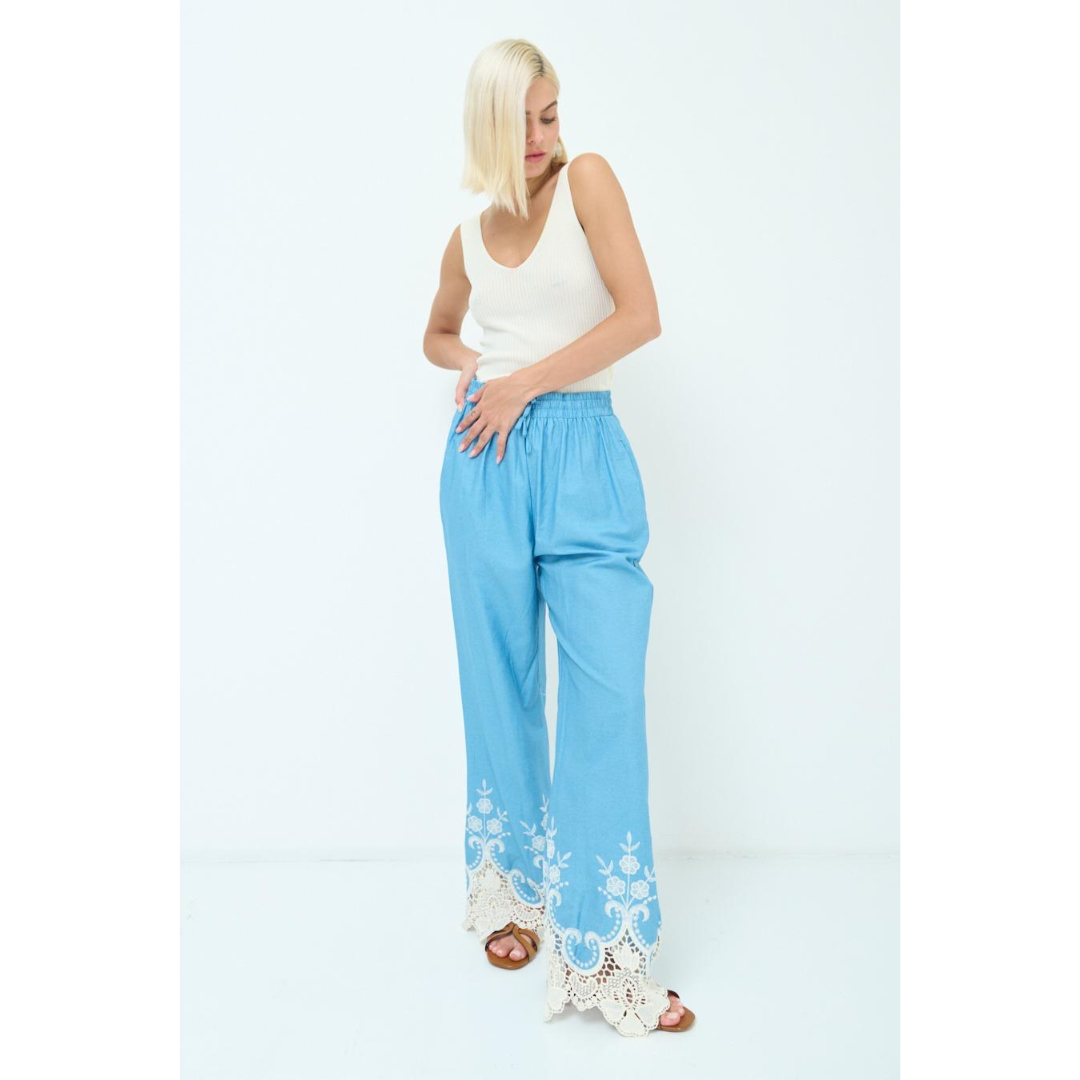 Kikisix Broderie Jeans Pantalon – Elegant, Comfortabel & Zomerproof image 1