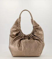 Leonora Schoudertas Sauvage Metallic Leer – Brons & Goud – Luxe Dames Tas
