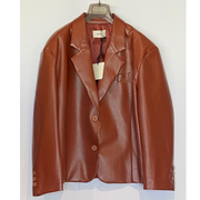 Leren Look (Oranje) Blazer Vicolo 