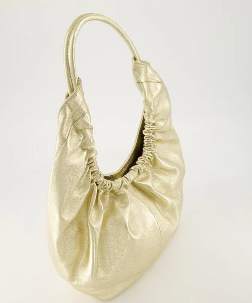 Leonora Schoudertas Sauvage Metallic Leer – Brons & Goud – Luxe Dames Tas image 7