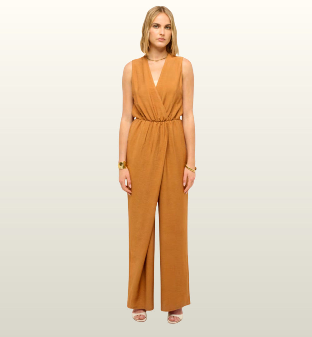 Jumpsuit Mironce | V-hals & Elastische Taille | Elegant & Veelzijdig