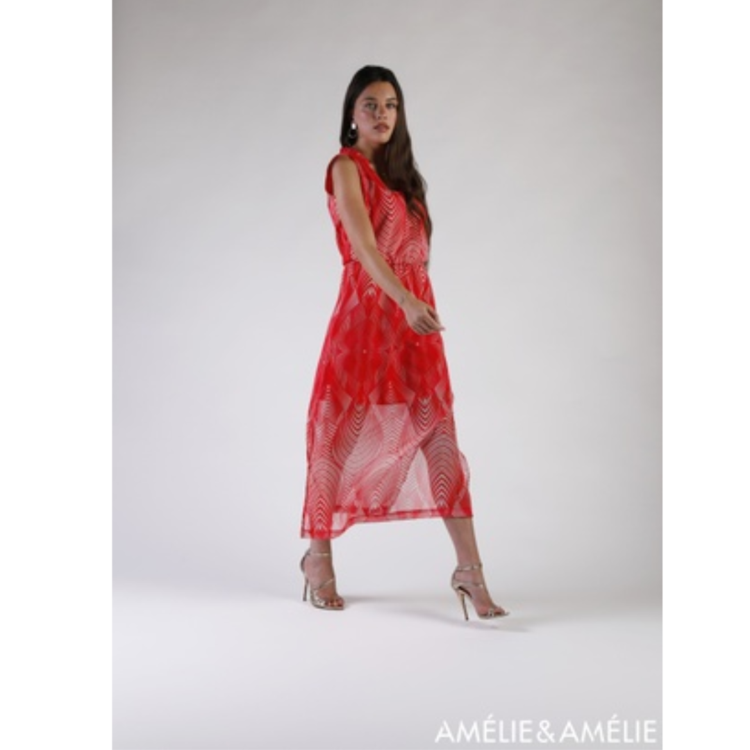 Zomerjurk Nancy – Amélie Amélie | Elegant & Vrouwelijk