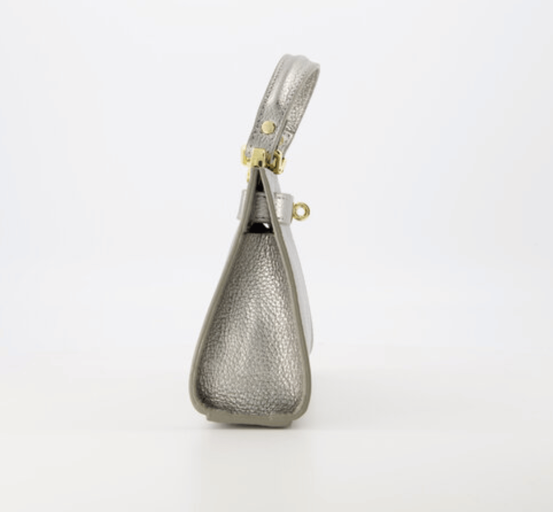 Kylie – Classic Grain Handtas – Goud