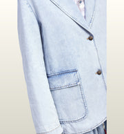 Trendy Jeans Blazer | Dixie