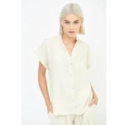Linnen Blouse Kikisix – Stijlvol, Licht en Veelzijdig