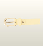 Avery Riem – Soepele Leren Damesriem met Goudkleurige Gesp van Teatro Fashion