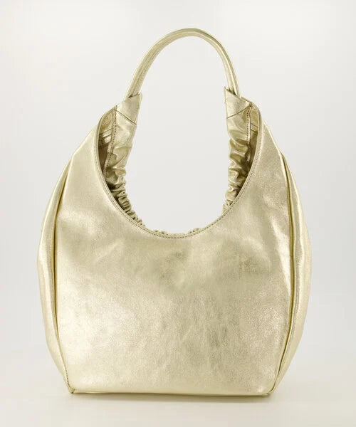 Leonora Schoudertas Sauvage Metallic Leer – Brons & Goud – Luxe Dames Tas