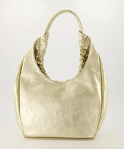 Leonora Schoudertas Sauvage Metallic Leer – Brons & Goud – Luxe Dames Tas