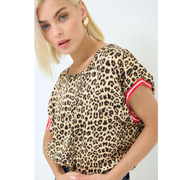 Shirt Tijgerprint Beige Kikisix – Trendy Zomer Eyecatcher