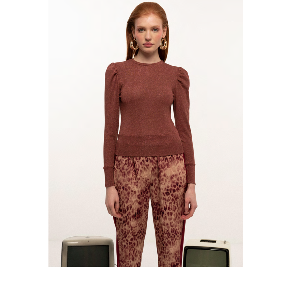 Broek  Burgundy Tijger (Jog Materiaal) Mironce