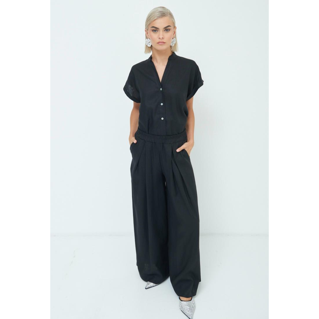 Linnen Wide Leg Pantalon Kikisix – Luchtig, Stijlvol & Onmisbaar