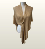 Omslag Sjaal Gina Goud Glitter – Elegante Omslagdoek met Lus | Teatro