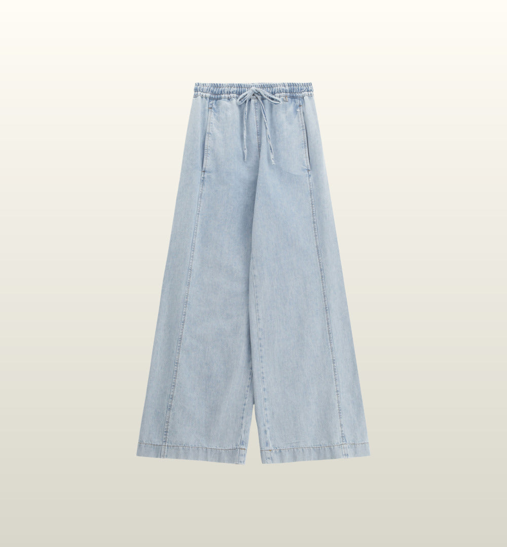 Wide-Leg Jeans Pantalon met Hoge Taille | Dixie