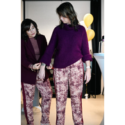 Broek  Burgundy Tijger (Jog Materiaal) Mironce