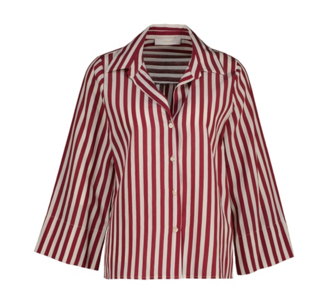 Blouse Stripes Acapulco – Bordeaux | Amélie & Amélie