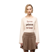 Love Pizza Wine Longsleeve – Mironce| Limited Edition
