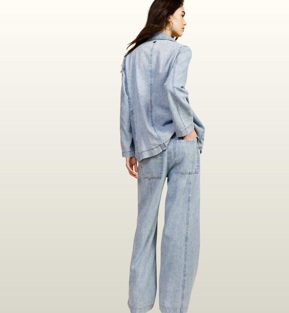 Trendy Jeans Blazer | Dixie image 1