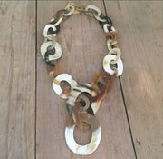 Lange Buffelhoorn Ketting (100 cm) Joyline-Creations