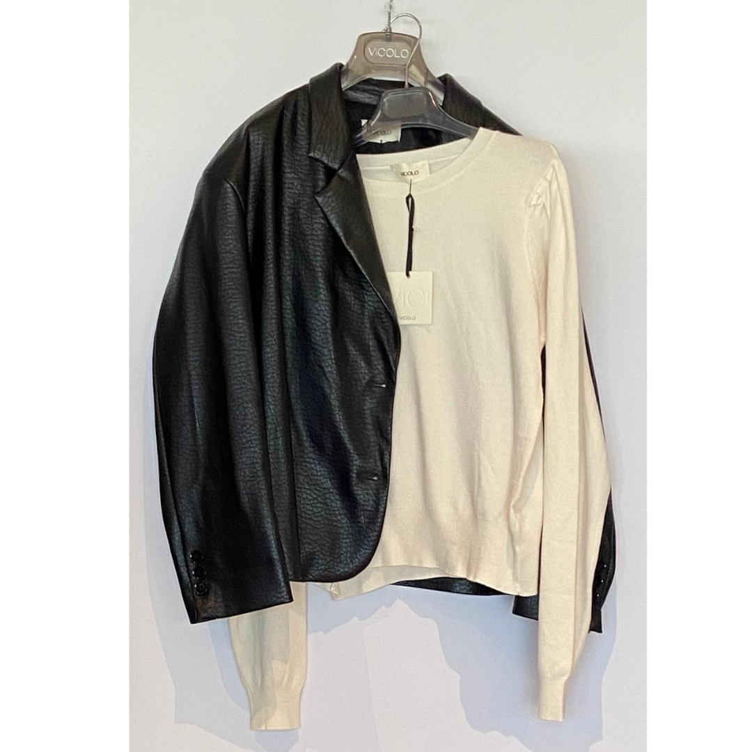 Leren Look Blazer Vicolo  image 4