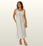 Noura Gestreepte Zomerjurk – Amélie & Amélie