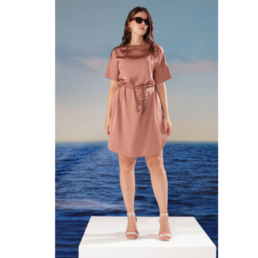 Jurk Bronzo Mealys – Elegant met een vleugje glamour image 1